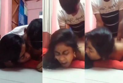Watch style guy makes his South Indian GF moan in doggy Young