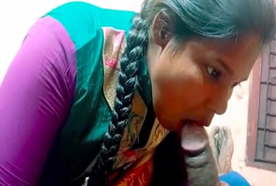 Watch landlord girl gives a deep desi blowjob to her Bihari