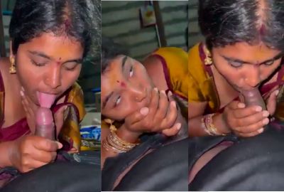 Watch ex-lover lady gives a Telugu blowjob to her Married