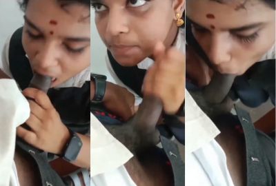 Watch lover college girl gives a desi blowjob to her Marathi