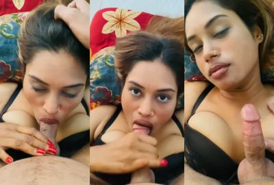 Watch lover model gives an Indian blowjob to her Hot