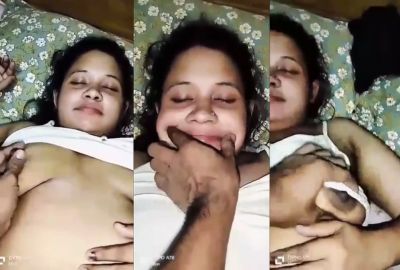 Watch boobs presses his sleeping GF’s big Lover