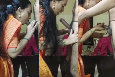 Watch Diwali wife gives an Indian blowjob on Puneri