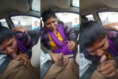 Watch car woman gives a desi blowjob to her man in a Telugu