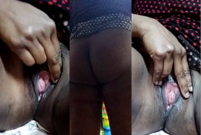 Watch it desi village lady shows her hairy pussy and rubs Nude