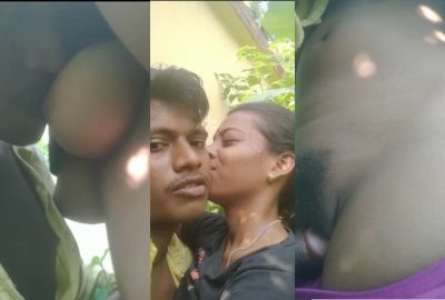 Watch bush Indian couple’s outdoor sex MMS from the South