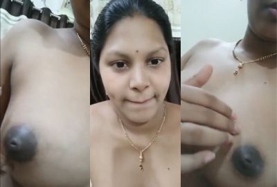 Watch boobs nude Chennai lady presses her naked Desi