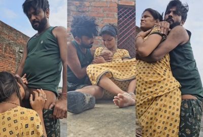 Watch terrace couple couple sex MMS from an open Lucknow