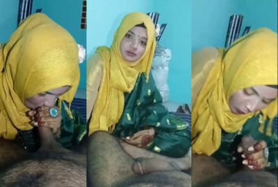 Watch lover lady gives a desi blowjob to her Muslim