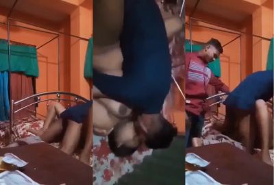 Watch Devar Bhabhi enjoys an Indian threesome with two Desi