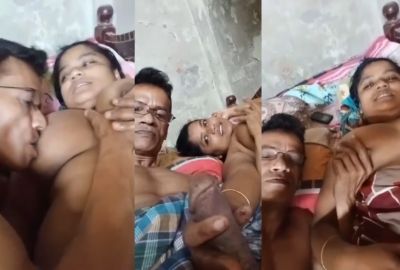 Watch porn husband and big boob wife record their village Kinky