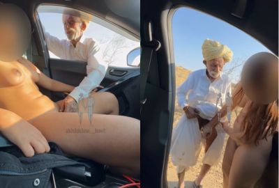 Watch sex wife’s road fun with a Rajasthani man in outdoor Nude