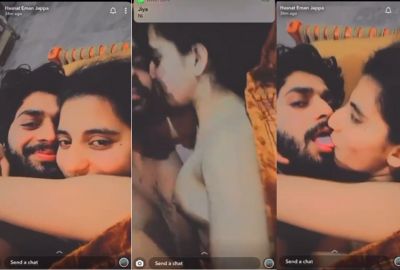 Watch sex guy and his GF make a nude video call during Muslim