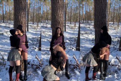 Watch snow girls enjoy lesbian sex in the NRI