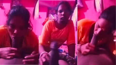 Watch Jija lady gives a desi blowjob to her horny Village