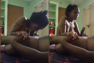 Watch husband sex video of a wife sucking and fucking her Telugu