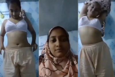 Watch MMS desi nude girl records her stripping nude Muslim