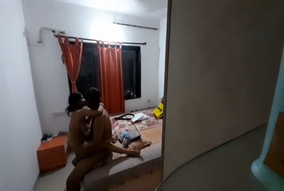 Watch bed romantic sex on the corner of a Indian