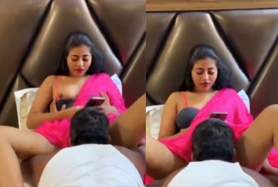 video licks slut Siya’s pussy in desi sex Gigolo