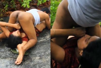 rain couple’s hardcore outdoor sex video in the Village’s
