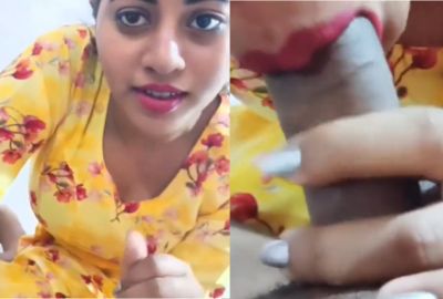 blowjob babe gives a lubricious desi Hot