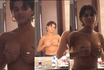 boobs Hollywood actress nude MMS staring at her big Famous