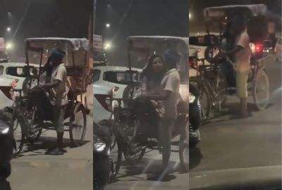 bf girl gives a handjob to a rickshaw guy in Hindi Mumbai