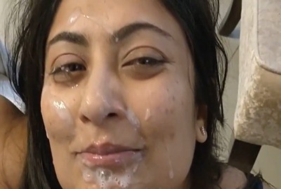 face gets a blowjob and cums on his slut GF’s Man