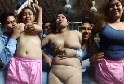 Pervert fucks busty GF in Indian xxx
