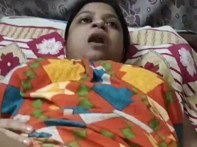 Boudi masturbating in gown Bengali