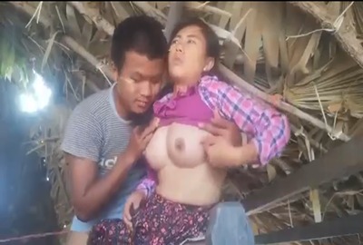 Guy fucks wife in doggy style Nepali sex