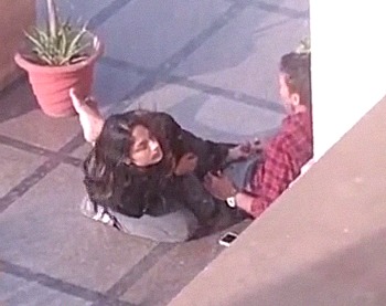 Girl sucking peon outdoor Desi porn