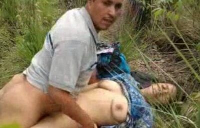 Couple having XXX outdoor Mature