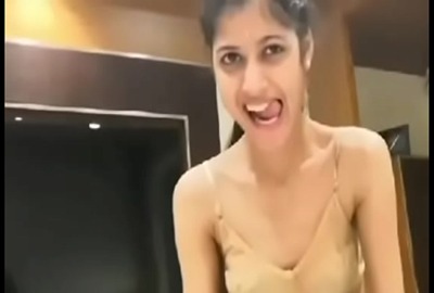 Girl takes cum on face in desi sex