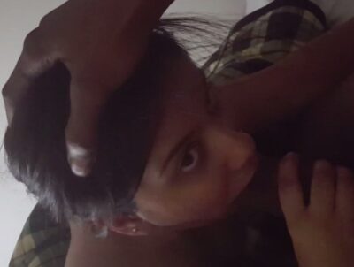 Blowjob cum NRI clip