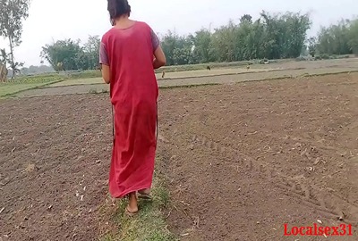 Bhabhi takes dick on farm Desi sex