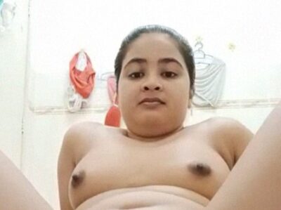 Girl fully nude in bathroom Indian