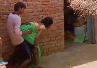 Aunty chudai with boy village dehati