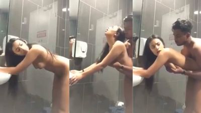 Records bathroom porn Young Tamil couple